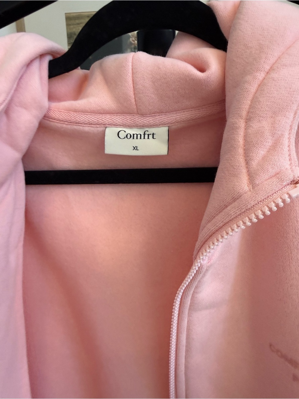 COMFRT Pastel Zip Hoodie Bubblegum XL - Picture 5 of 8